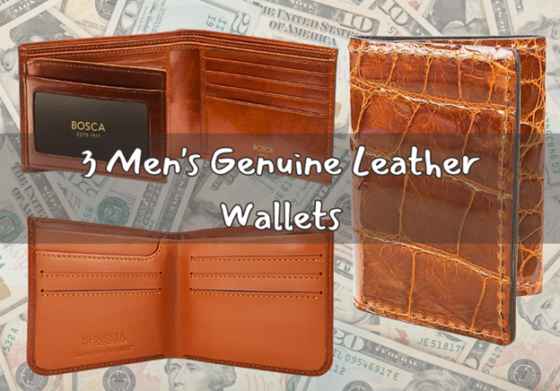  The 3 Men's Genuine Leather Wallets: